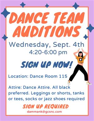 Dance Team Tryouts